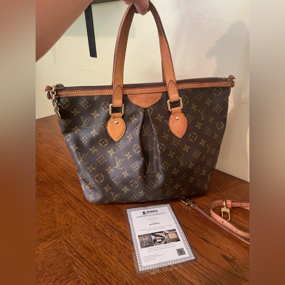 Louis Vuitton Palermo PM Classic Brown Monogram Shoulder Bag